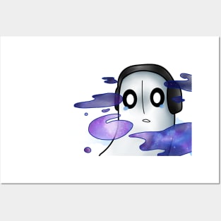 Napstablook Galaxy Design Posters and Art